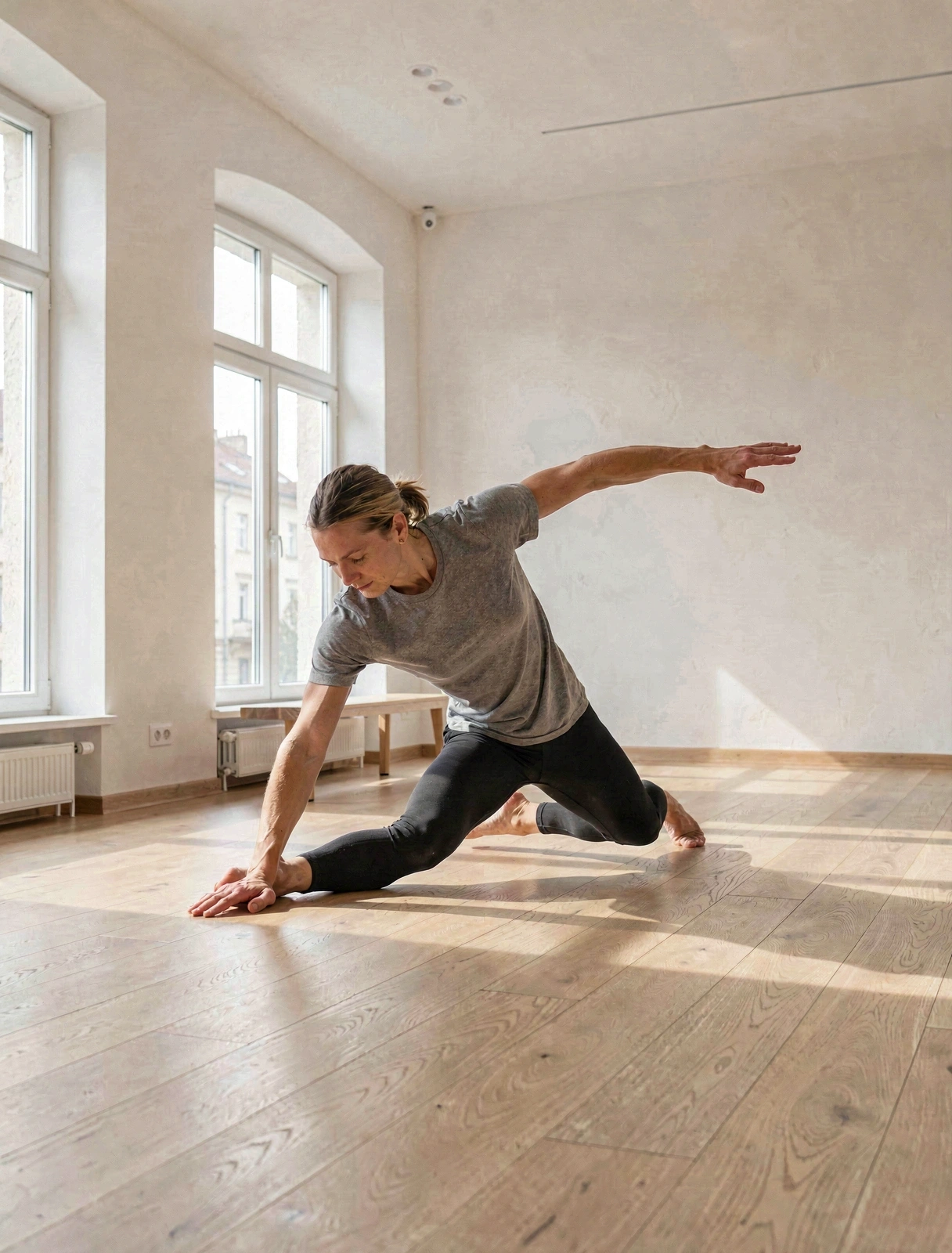 Tudatos mozgás folyamata egy budapesti stúdióban